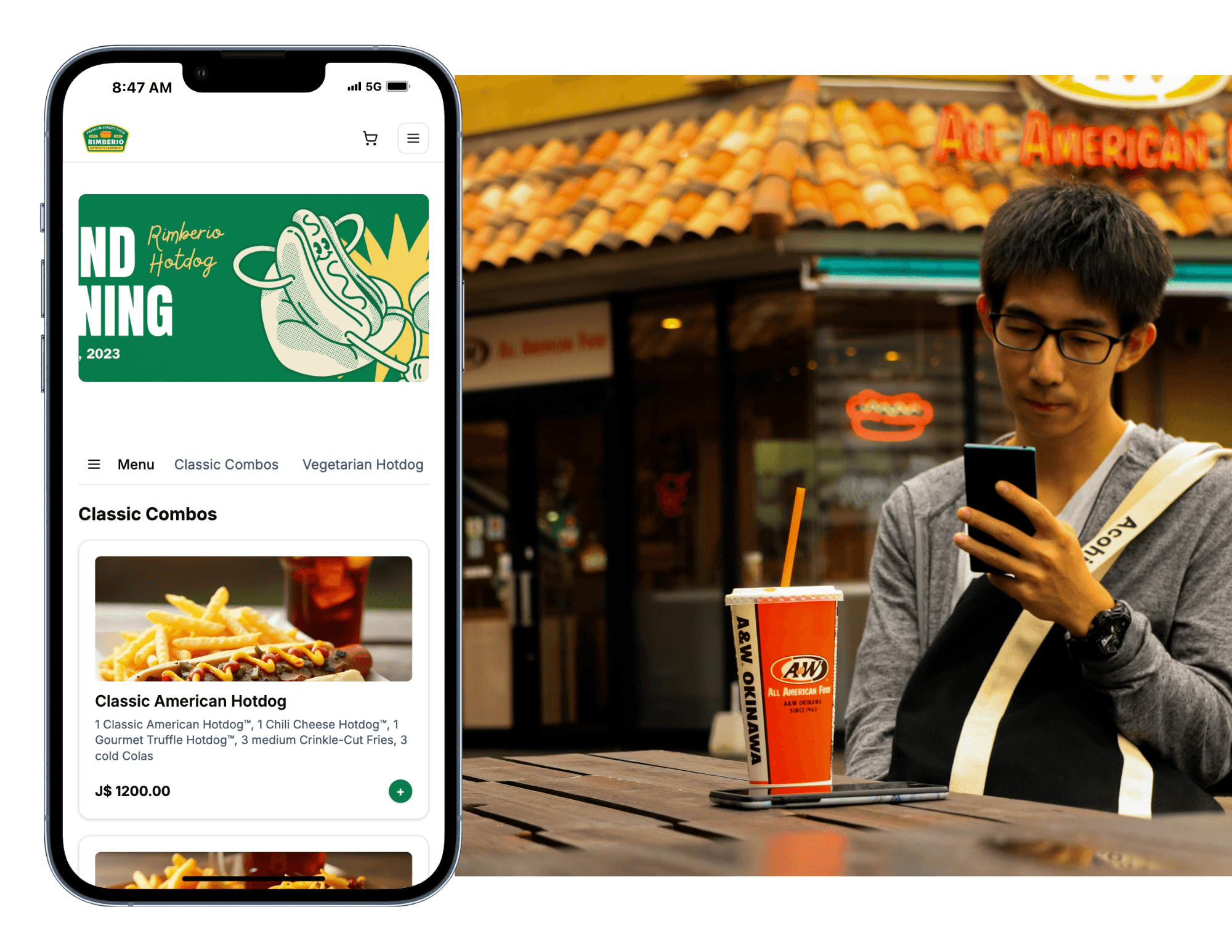 online ordering illustration