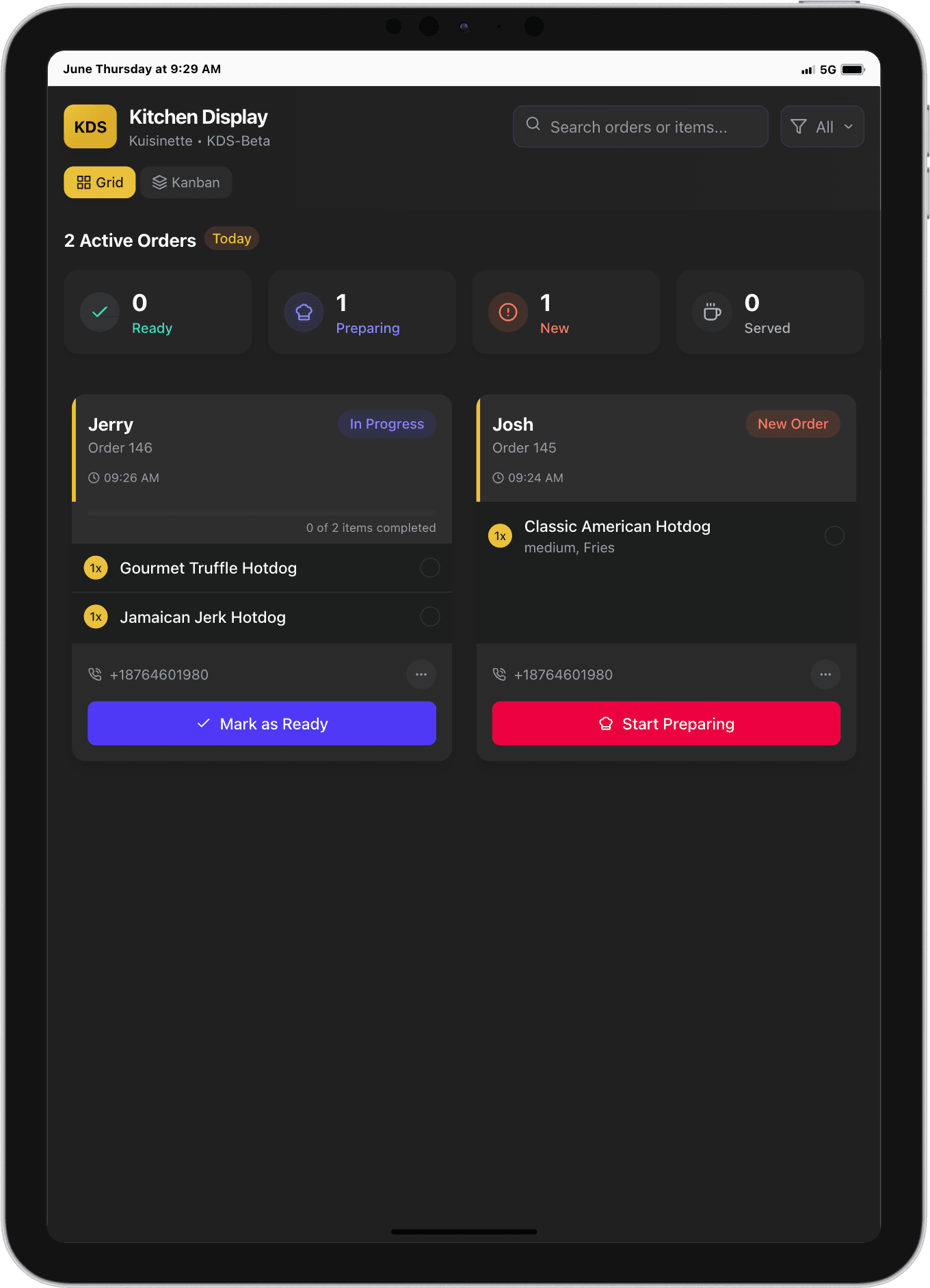 order processing illustration